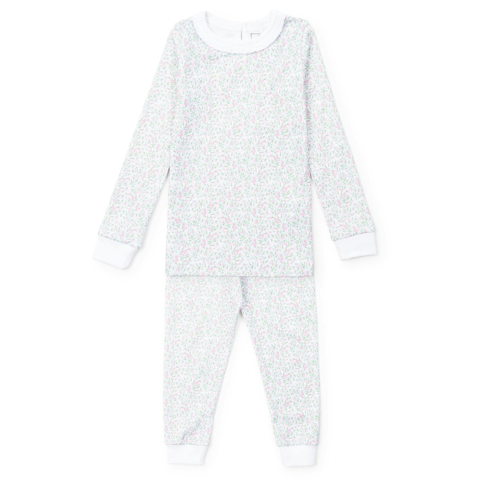 Ava Girls' Pajama Pant Set - Garden Soiree