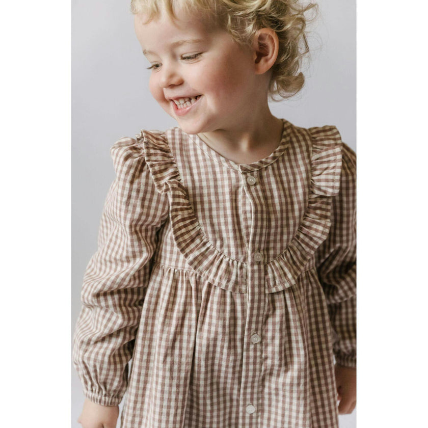Gingham Dress, Pink