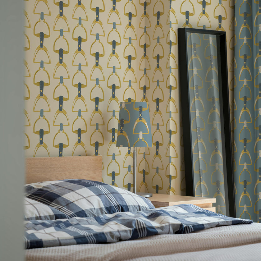 Wallpaper Etriers color Paille