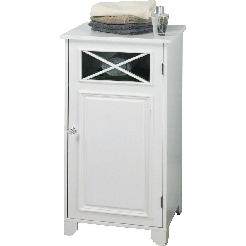 Dawson Wooden Floor Cabinet with Cross Molding