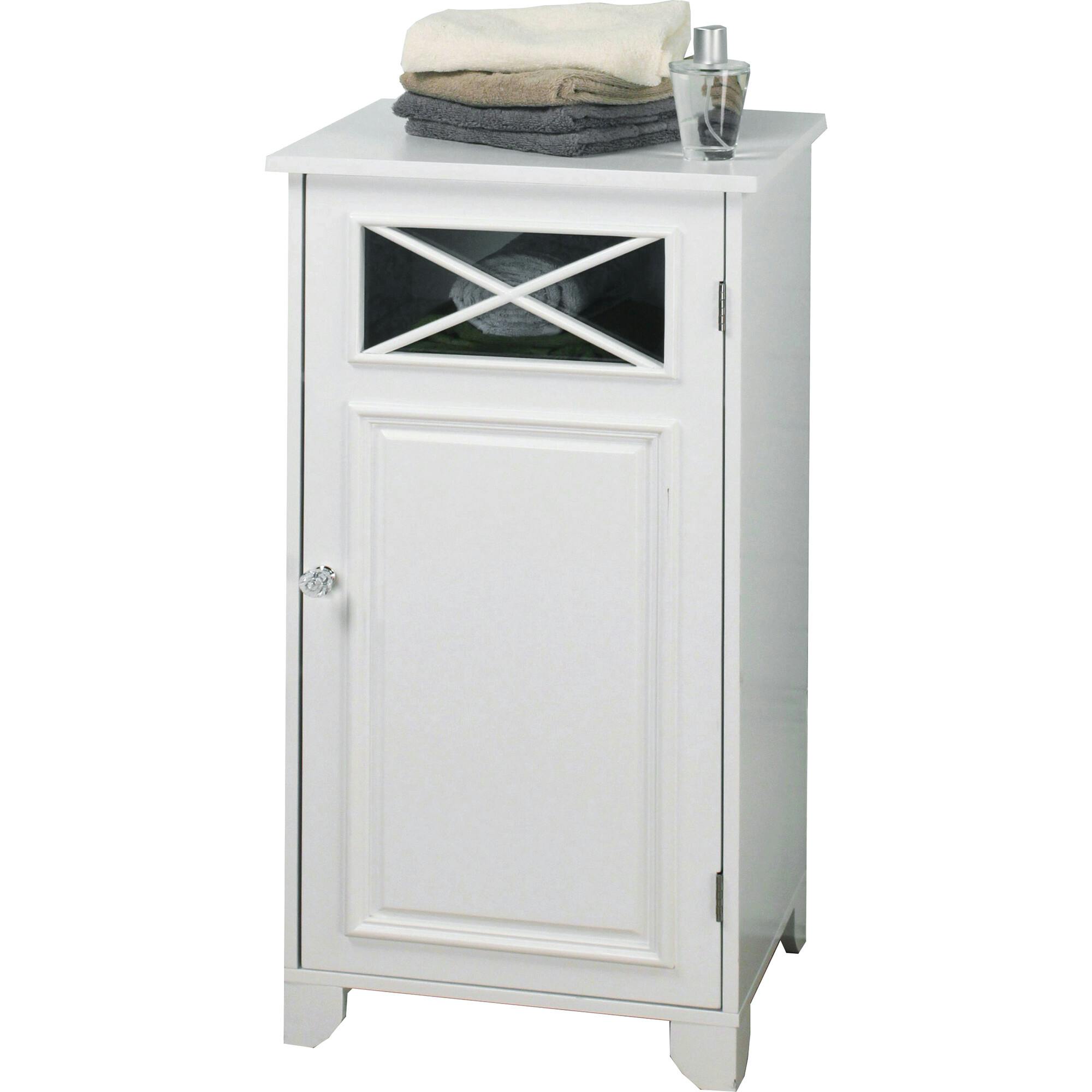 Dawson Wooden Floor Cabinet with Cross Molding