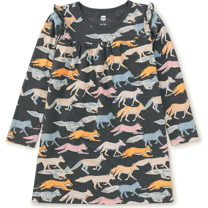 Original Print Long Sleeve Mighty Mini Dress, Multi