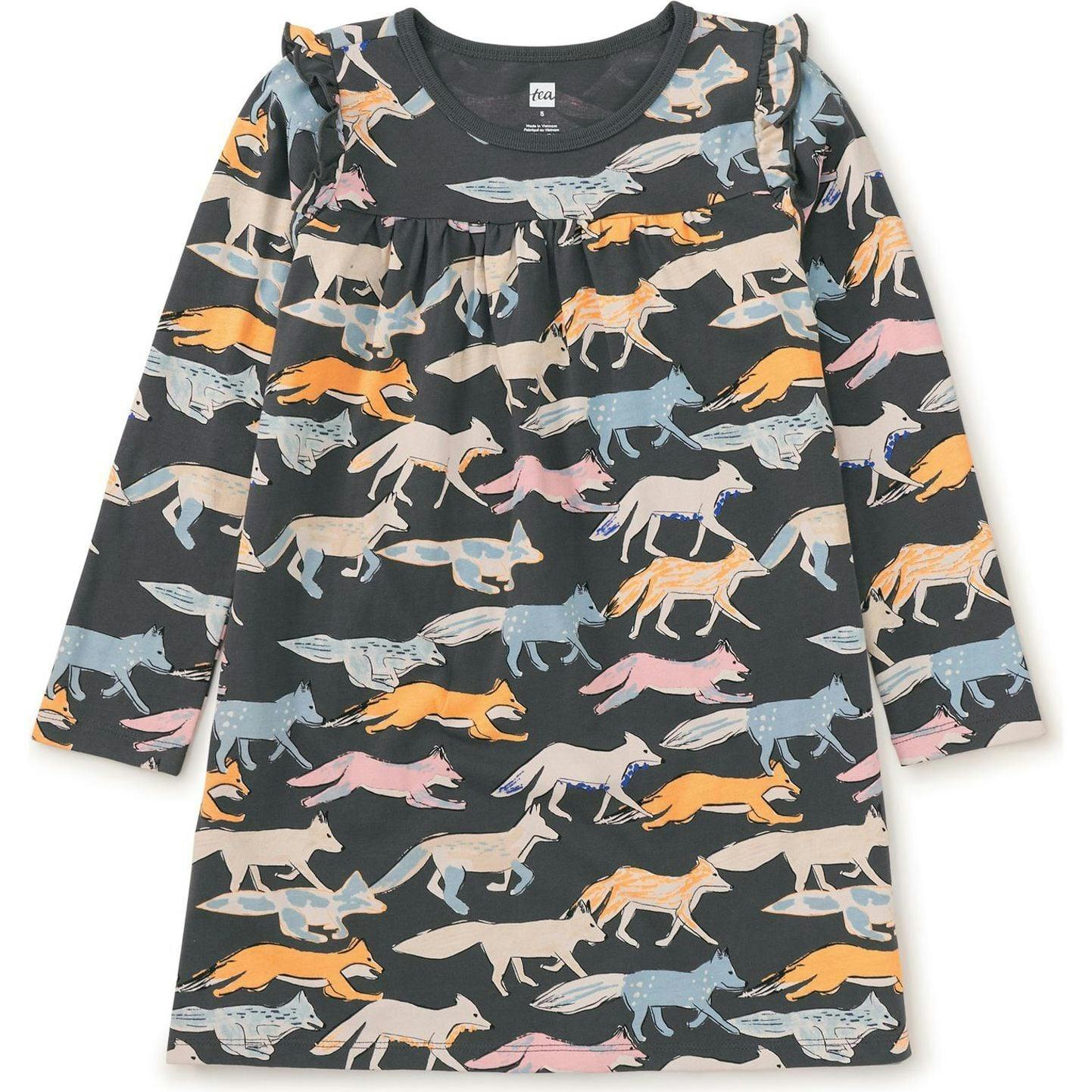 Original Print Long Sleeve Mighty Mini Dress, Multi