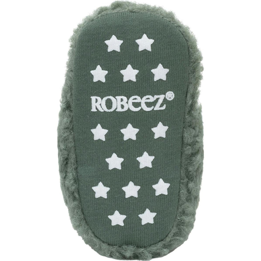 Sherpa Olive Snap Bootie