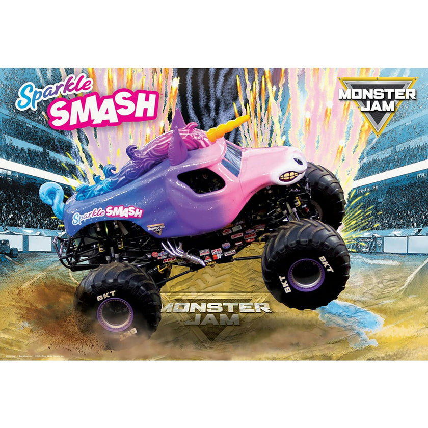 Monster Jam: 100pc Puzzle & Lunch Box - Sparkle Smash