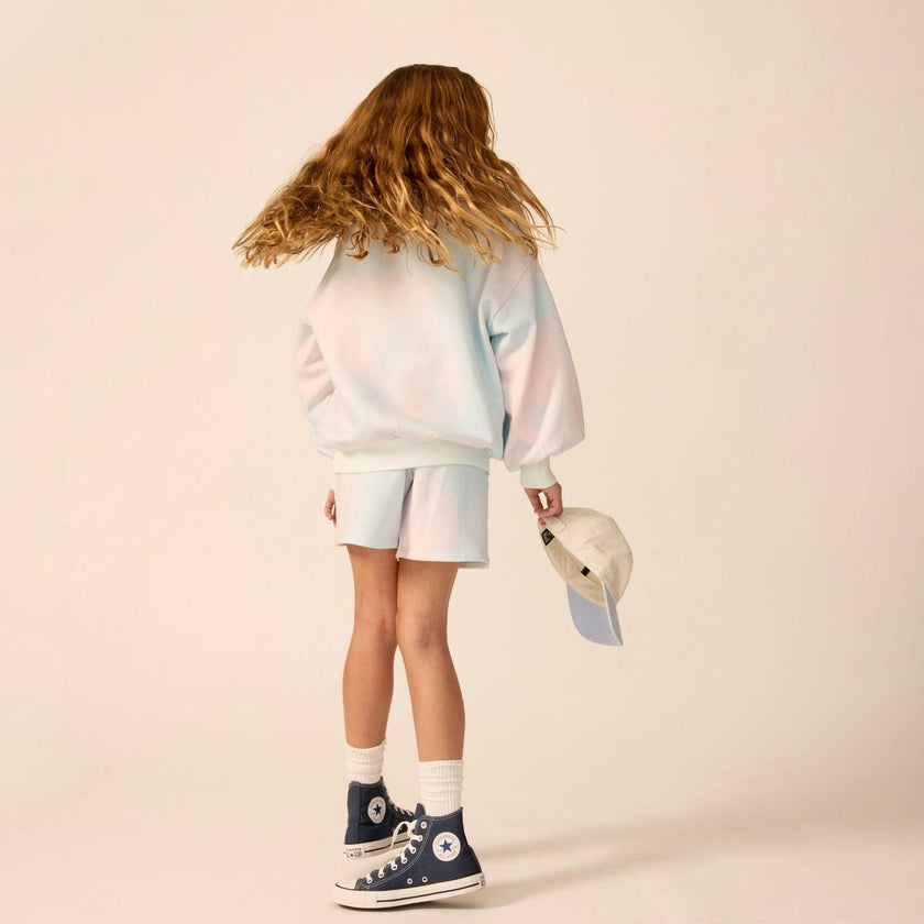Organic Weekend Sweatshirt in Pink Cloud