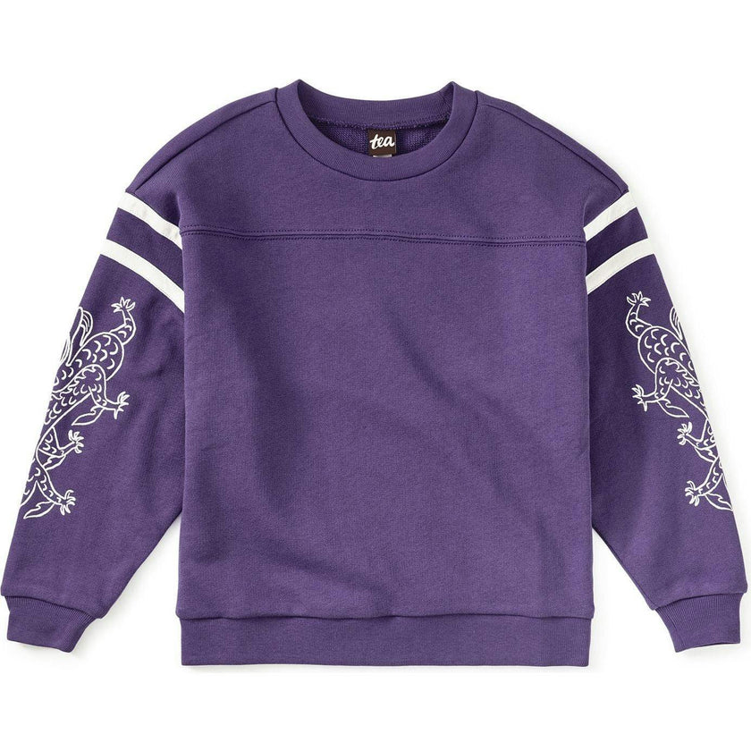 Sporty Sleeve Popover, Purple