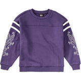 Sporty Sleeve Popover, Purple
