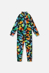 Two-Piece Thermal Underwear Set Smiley Face Boy