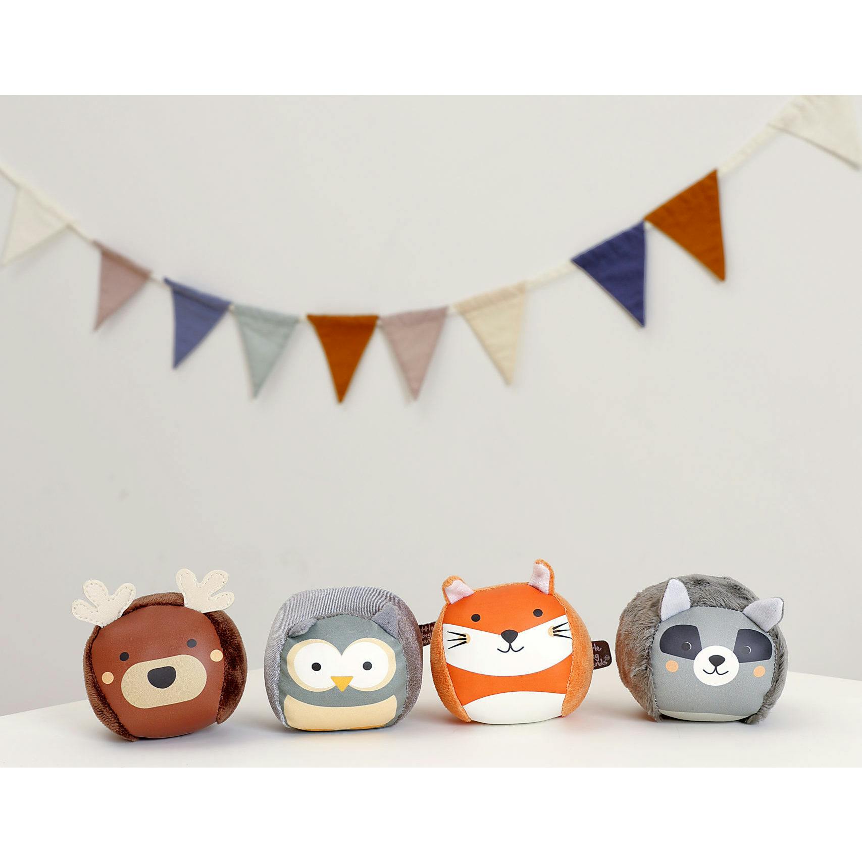 Roly Poly Balls - Forest Set of 4