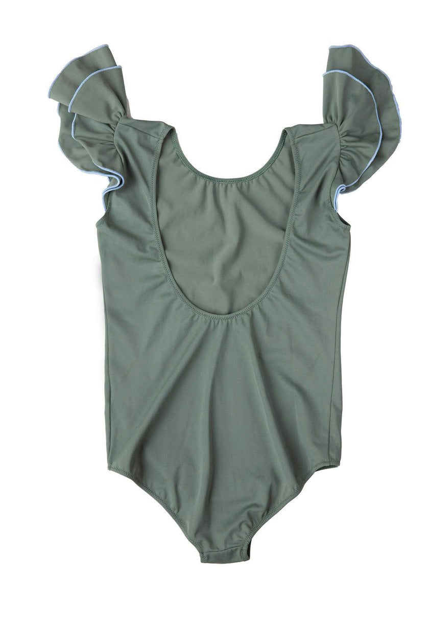Aurora Surf Suit in Sage Green & Dustyblue