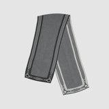 Reversible Sustainable Chevron Scarf - Equestrian Harness Herringbone
