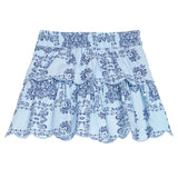 Two Tiered Skort - Boho Blue