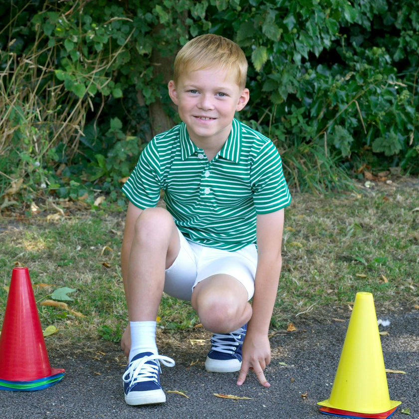 Green Stripe Polo