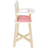 Wooden Babydoll Highchair in Pink Hearts