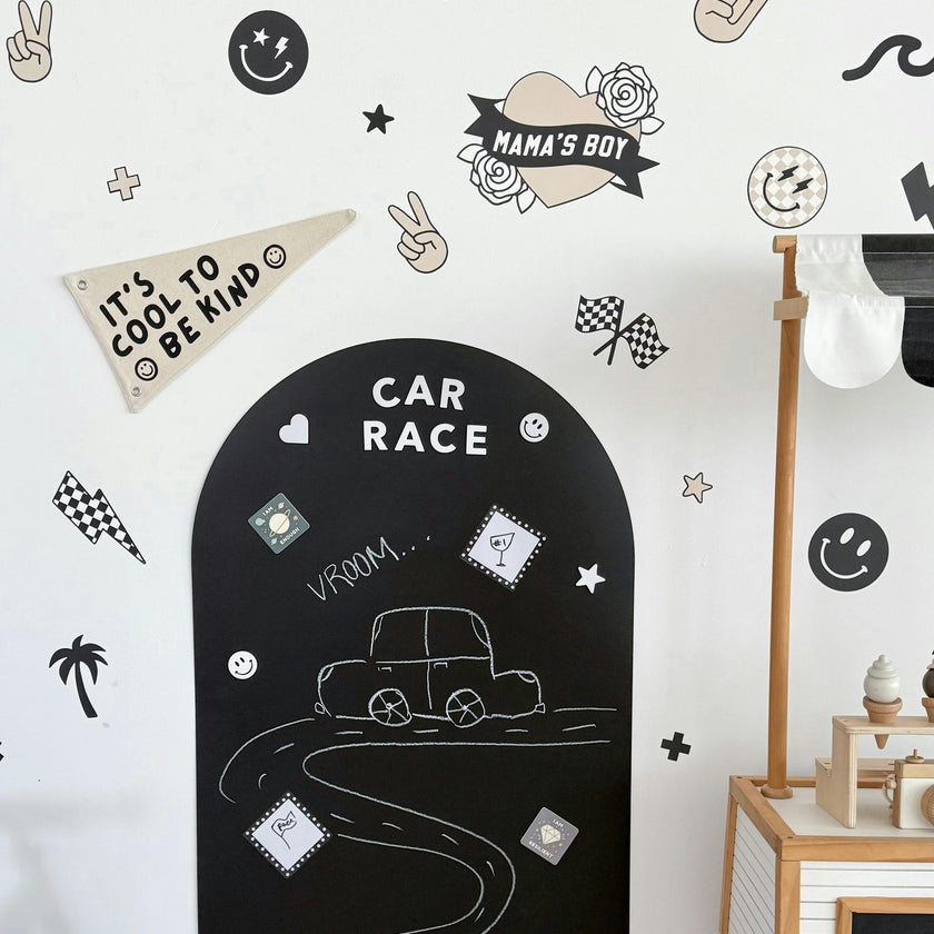 Peel & Stick Fabric Wall Stickers
