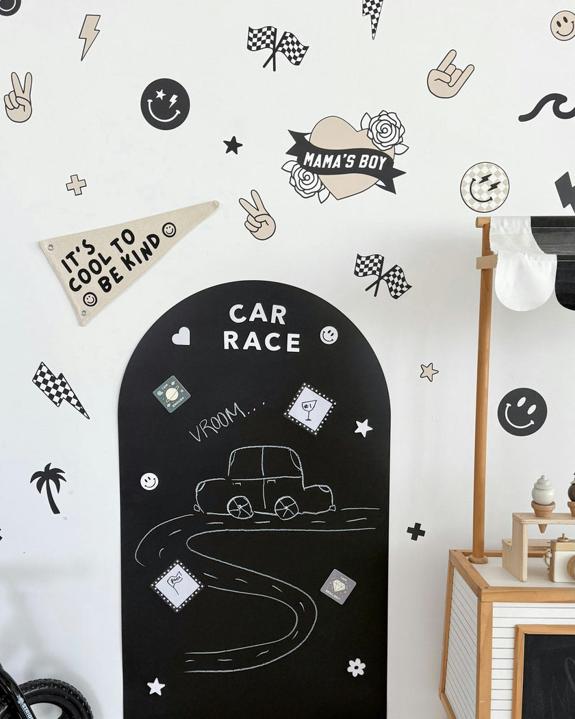 Peel & Stick Fabric Wall Stickers