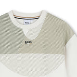 Ivory Geometric Pattern T-Shirt