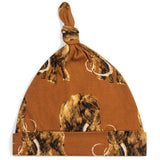 Woolly Mammoth Organic Cotton Newborn Gown & Hat Set