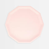 Pink Decagon Compostable Side Plates