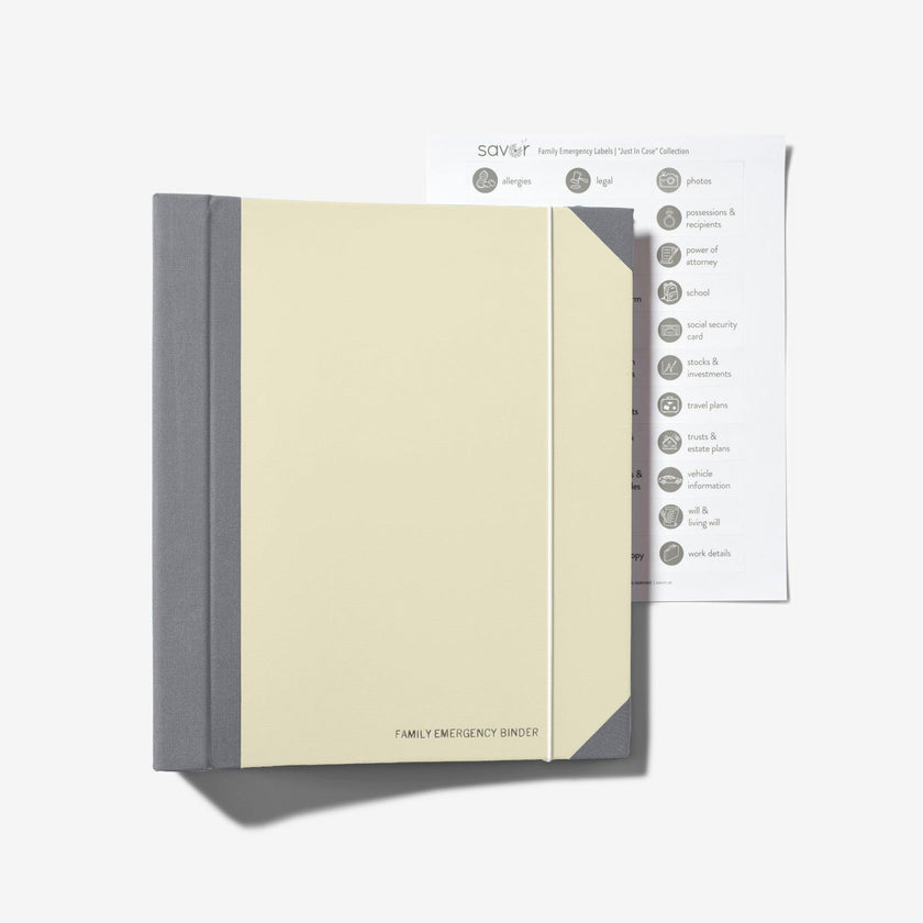 Family Emergency Binder