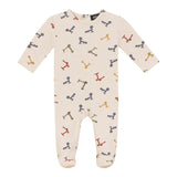 Scooter Tulip Printed Snap Front Cotton Romper