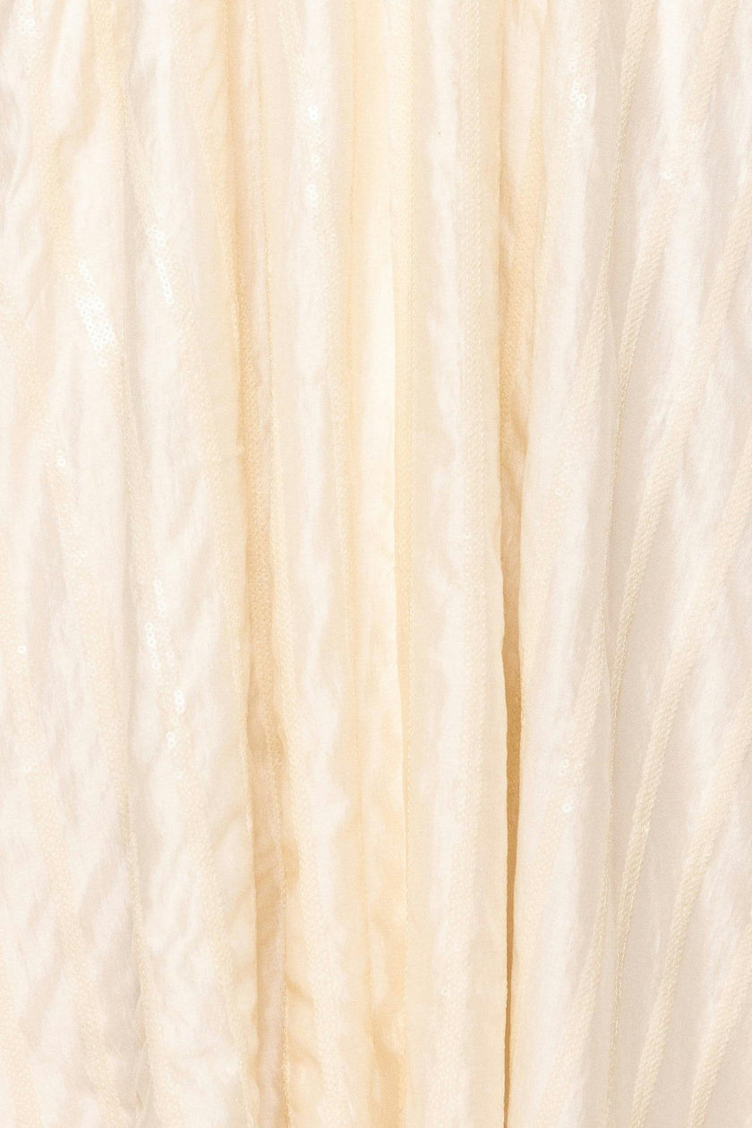 Tindra Dress in Cream Sequin