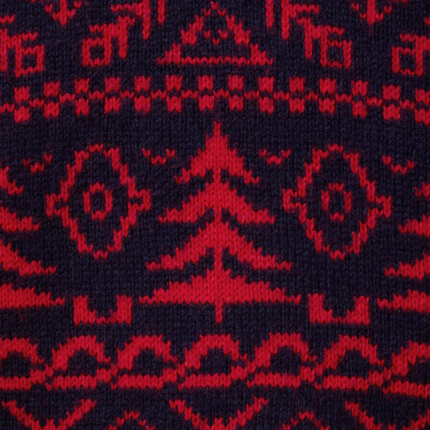 The Holiday Fair Isle Sweater, navy blue
