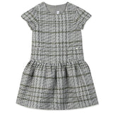 TARTINE ET CHOCOLAT Storm Green Jacquard Party Dress