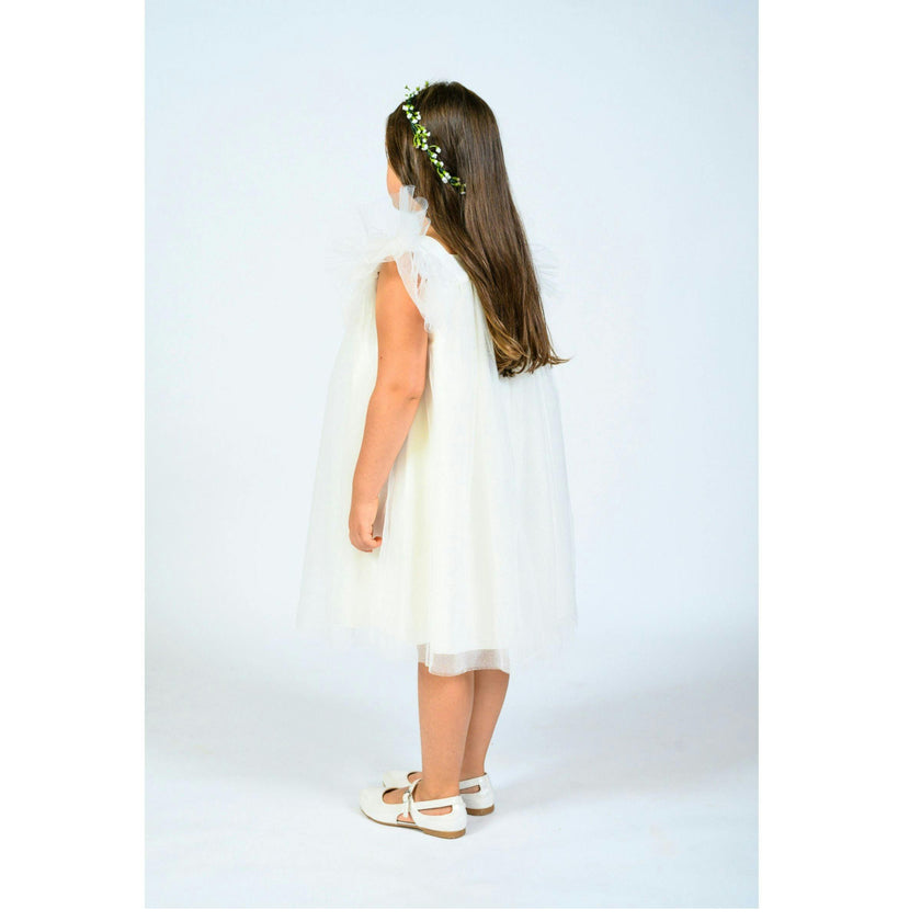 Cream Elena Dress