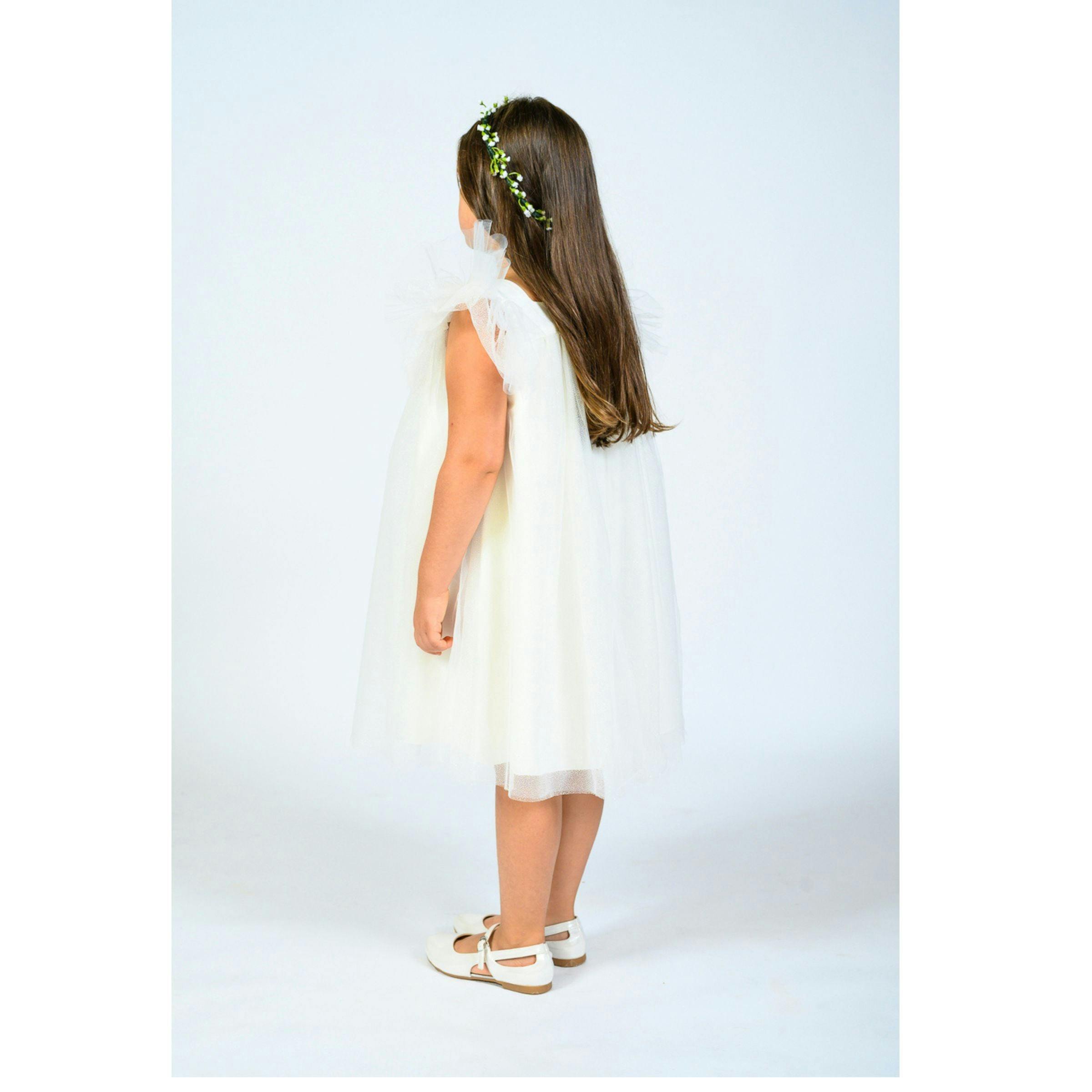 Cream Elena Dress