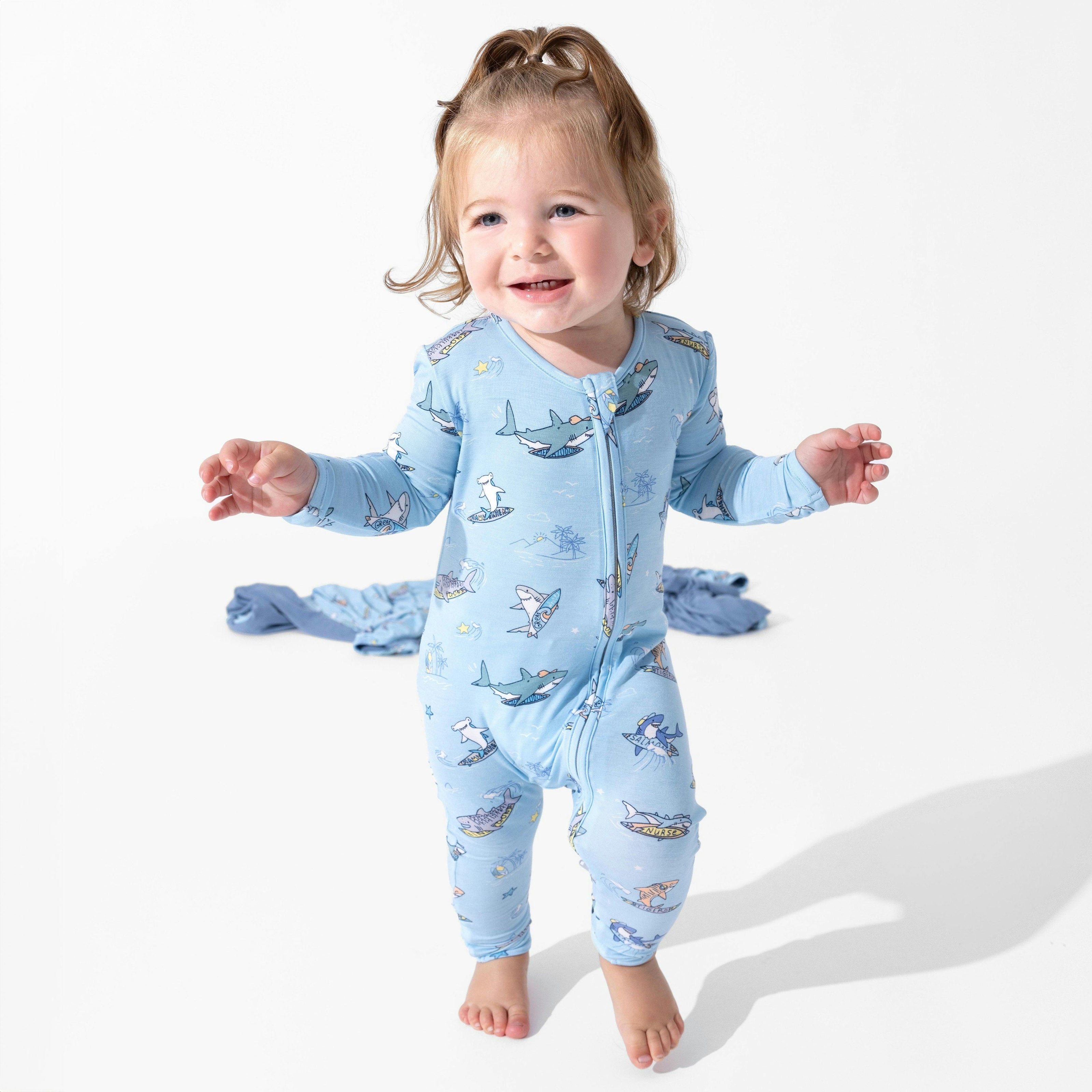 School Bamboo Convertible Footie