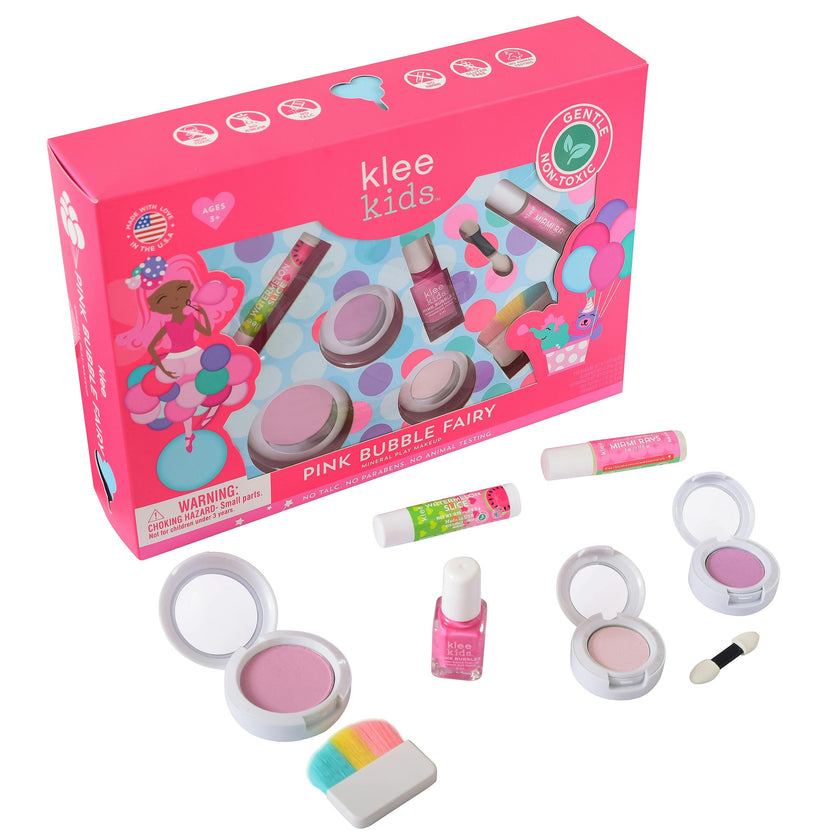 Pink Bubble Fairy - Kids' Deluxe Mineral Play Makeup Kit