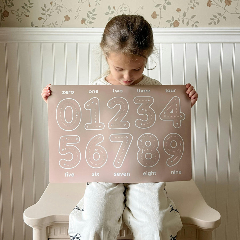 Reusable Numbers Coloring Mat