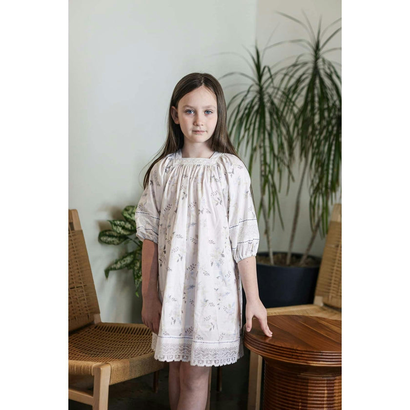 Pretty Poppies 3/4 Sleeve Dress