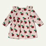 Recycled Cotton Apples Kid Ruffle Dress