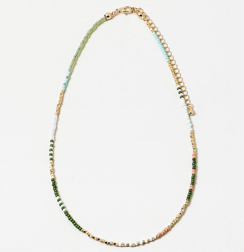 Coral Cactus Necklace