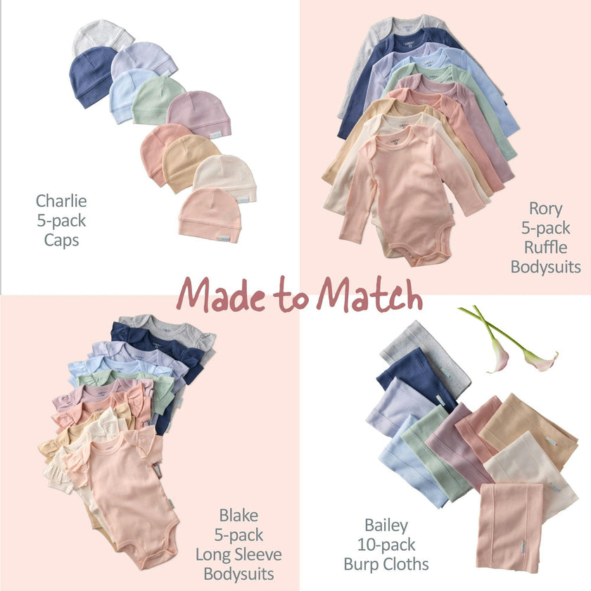 BAILEY 10-Pack BAILEY Burp Cloths