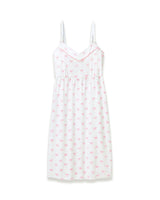 Women's Pima Maternity Nightgown in Blushing Bows