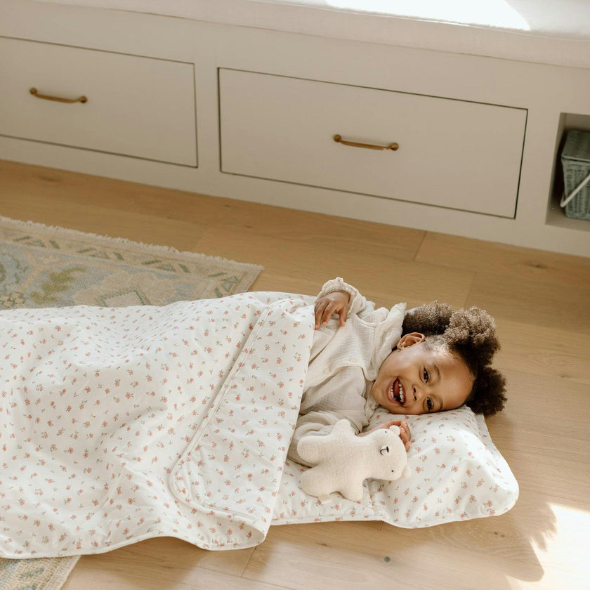 Organic Toddler Nap Roll-N-Rest Mat Set