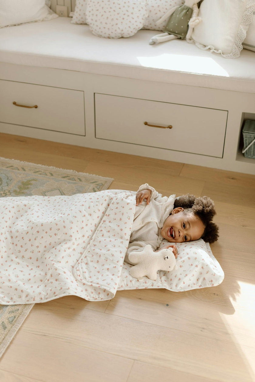 Organic Toddler Nap Roll-N-Rest Mat Set
