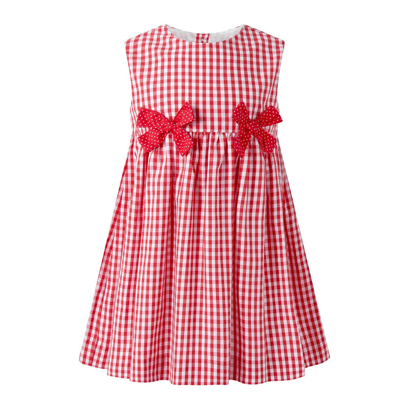 Red Gingham Bow Dress Maisonette Red Gingham Bow Dress Maisonette