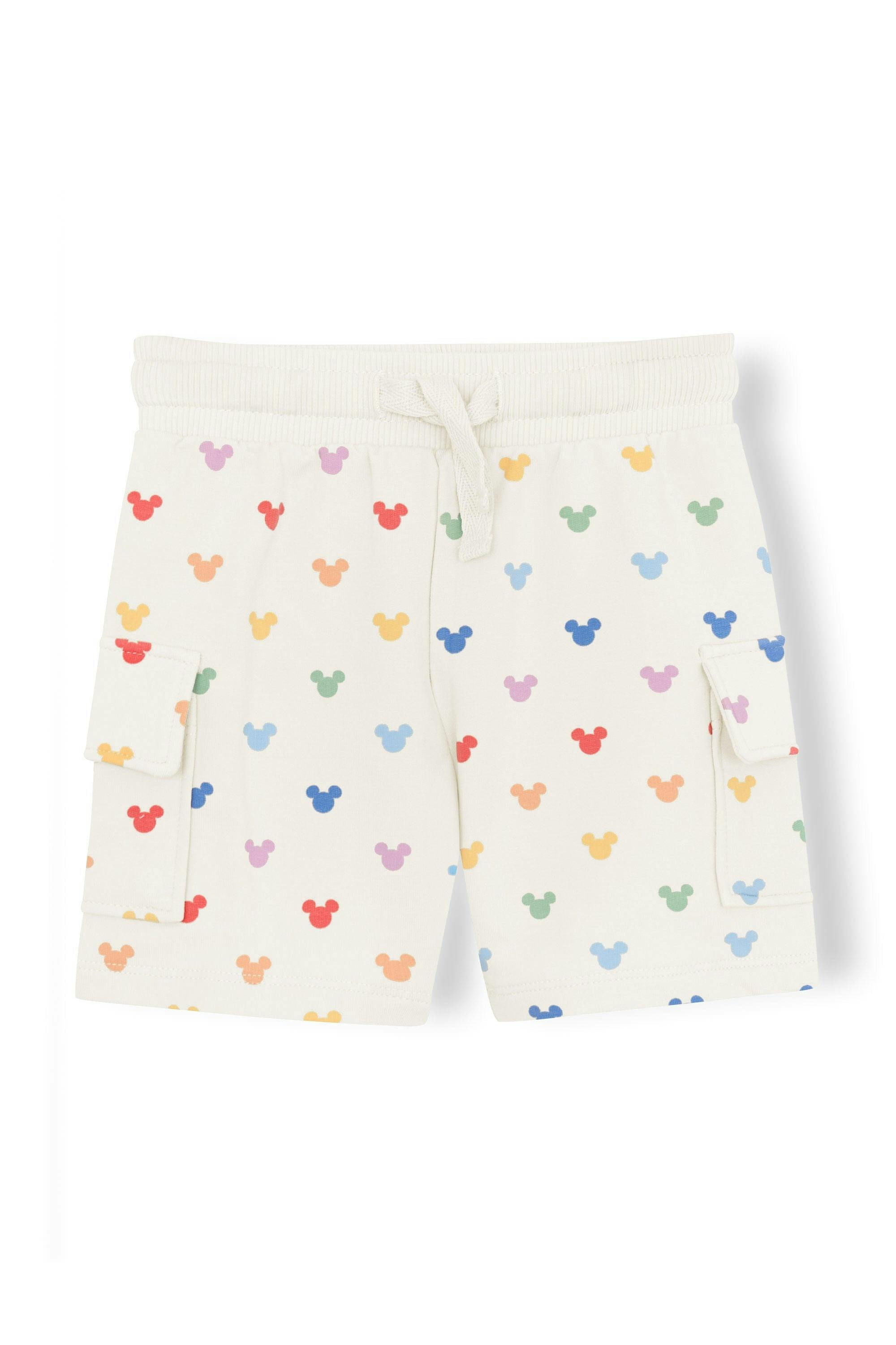 Cargo Short in Pastel Mickey Mouse