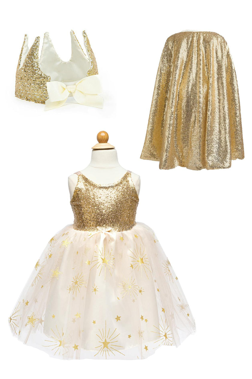 Deluxe Gold Sequins Dress Up Bundle