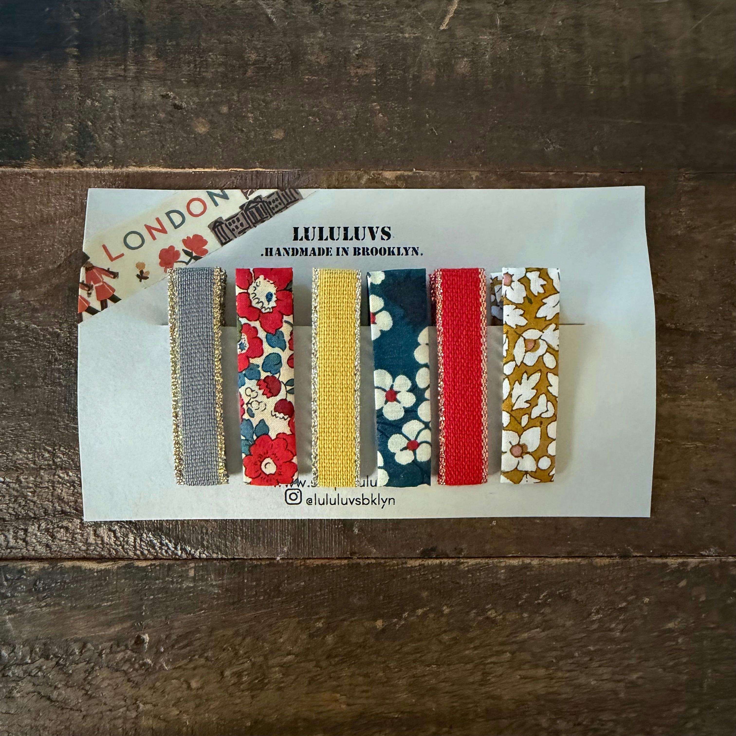 Liberty Bar Clips, Winter Jewels Bundle Set