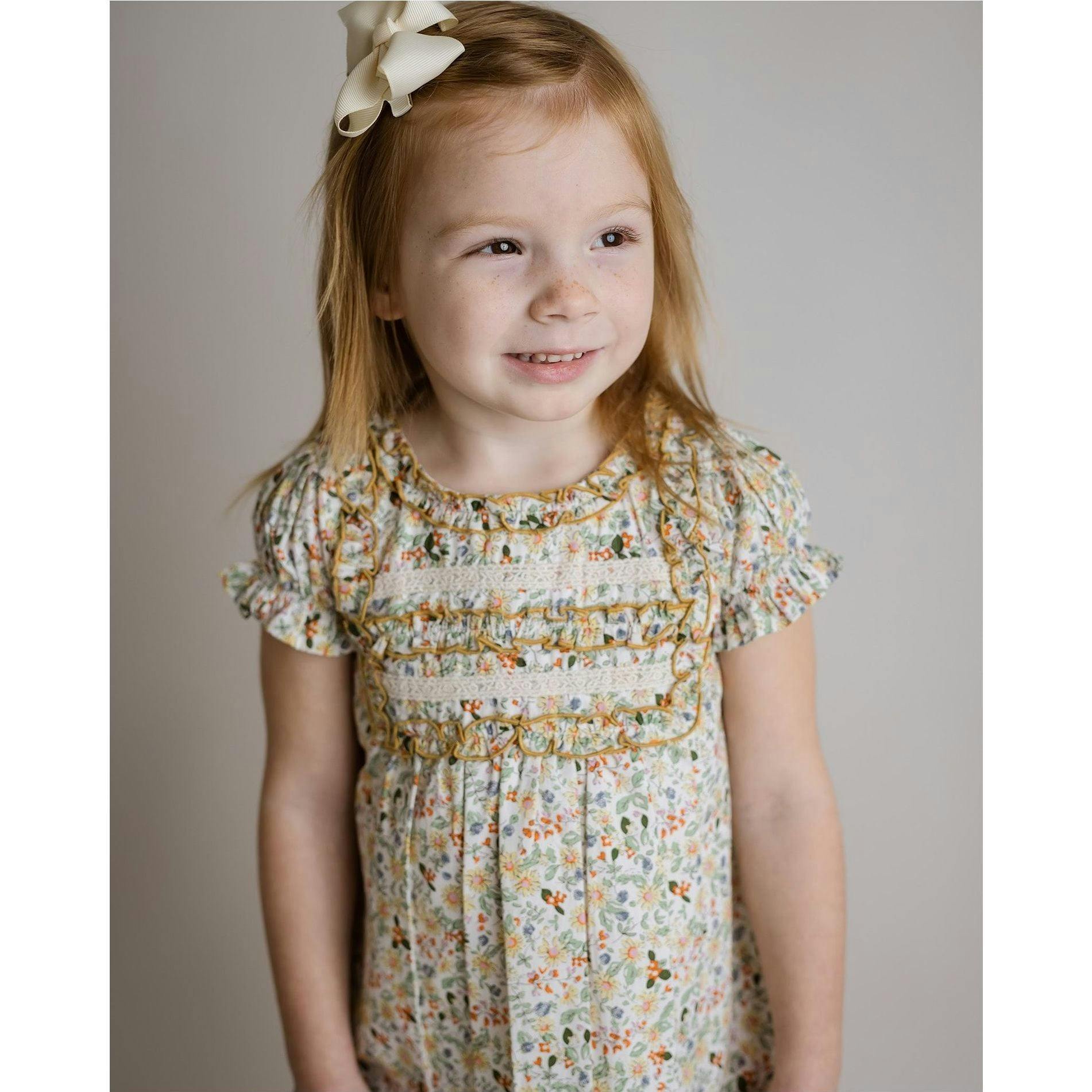 Yellow Floral Dress