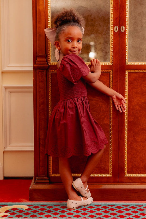 Mini Elara Dress in Zinfandel