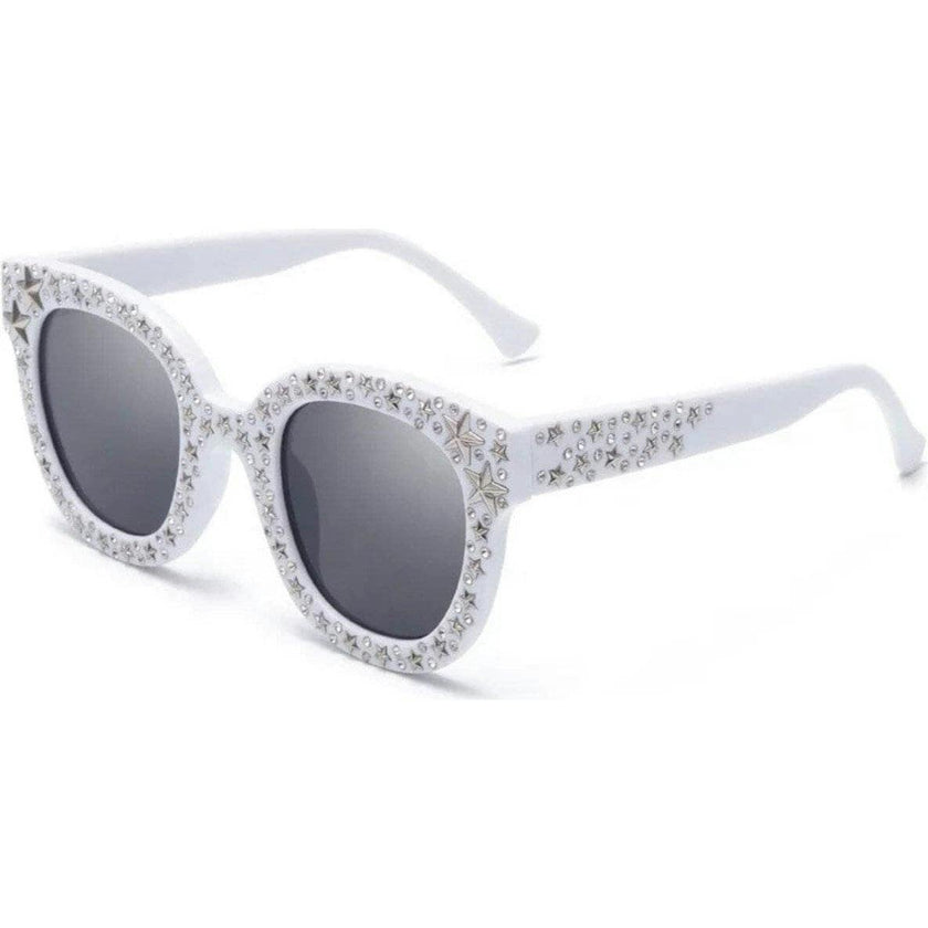 Crystal Star Sunglasses Black