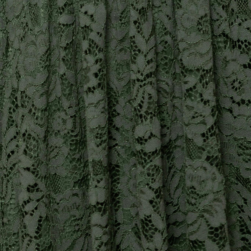 Penny Tank Midi Dress in Green Lace