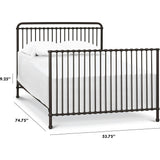 Winston Full Size Bed Conversion Kit Vintage